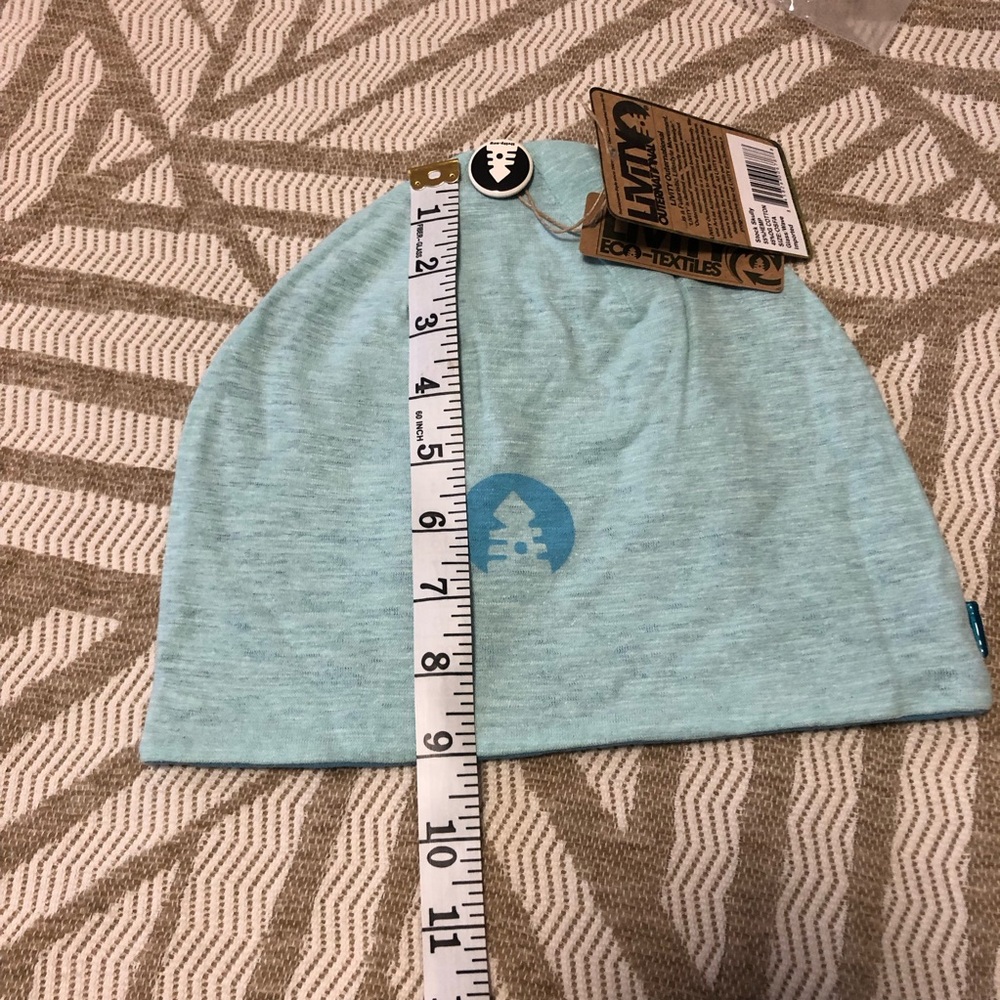 LiViTY Light Blue Stock Skully Hemp & Cotton Beanie - Picture 6 of 7